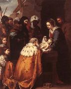 MURILLO, Bartolome Esteban Adoration of the Magi oil painting